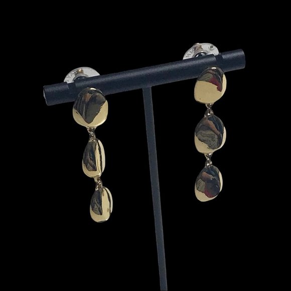 Ann Taylor Gold Toned Drop Earrings - Picture 2 of 2